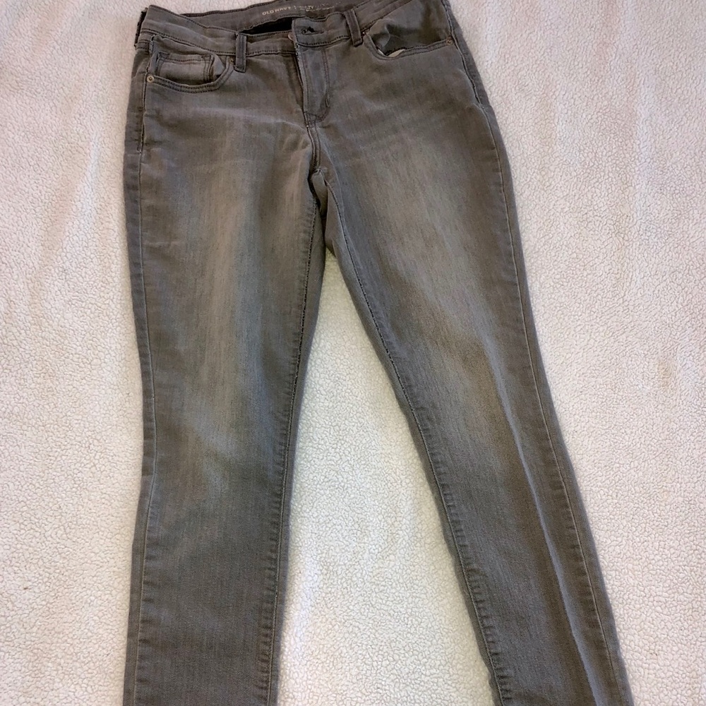 Old Navy Curvy Jeans Gray 6 GUC